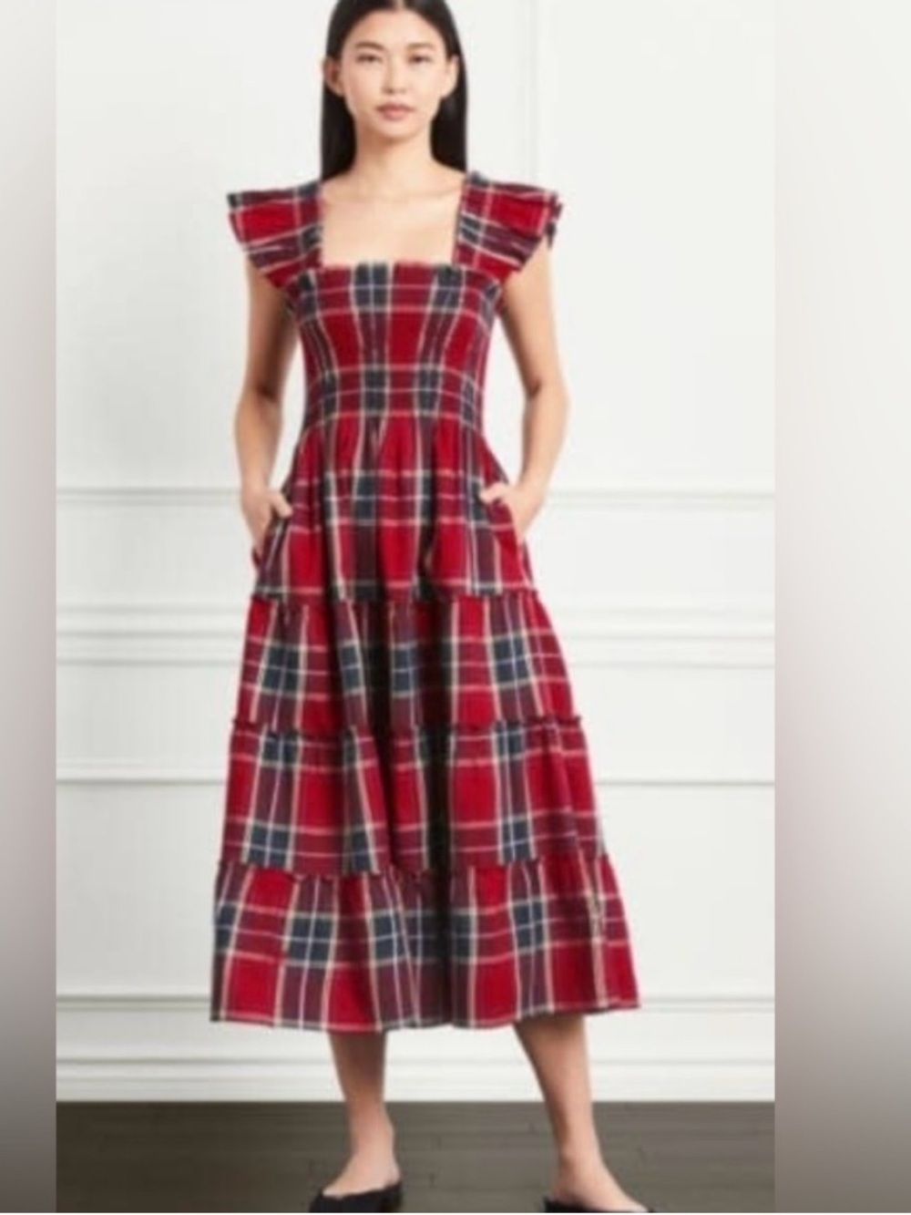 NWT Hill House Home Tartan Ellie Nap Dress Cotton Size XS